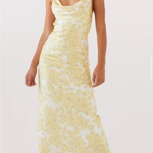 Yellow Floral Peppermayo dress
